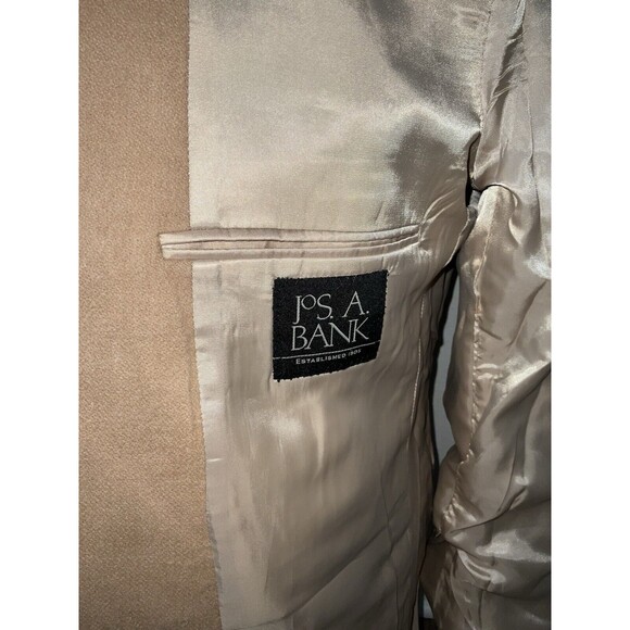 Jos. A. Bank 100% Camel Hair Sport Coat Blazer Jacket Mens Sz 43R Tan Beige - Picture 8 of 16